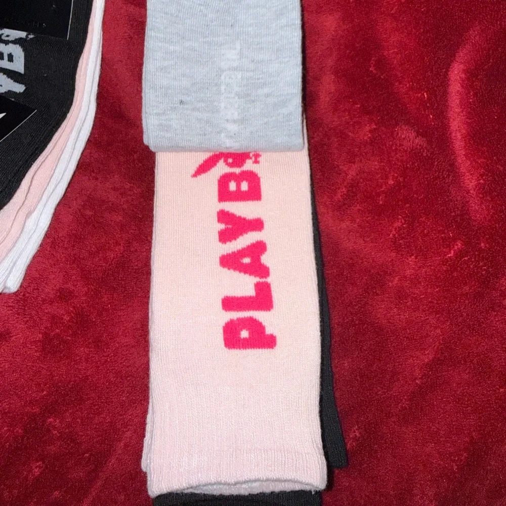 PLAYBOY Midcrew Socks 3-pk - NWT